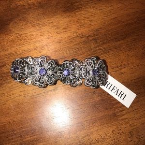 Trifari Stretchy Purple Bracelet Never Worn